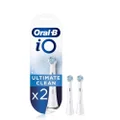 Oral-B iO Ultimate Clean Replacement Brush Heads White 2 Counts