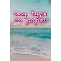 Love Island My Type On Paper Notebook