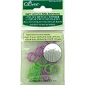 Clover Needlecraft Soft Stitch Ring Markers, Multicoloured, 5" Height, 2.6" Length, 0.2" Width, 3107