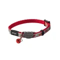 Rogz Reflectocat Safeloc Cat Collar Red Extra Small with Variable Load Safety Release Buckle