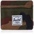 Herschel unisex adult Charlie Rfid Card Case Wallet, woodland camo, One Size US, woodland camo, One Size