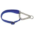 Prestige Pet Products Adjustable Semi Choke Collar 3/8" X 25-41cm, Blue