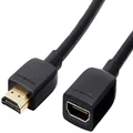 Amazon Basics High-Speed Male to Female HDMI Extension Cable - 3 Feet, 5-Pack