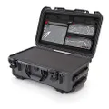 Nanuk 935 Waterproof Carry-On Hard Case with Lid Organizer and Foam Insert w/Wheels- Graphite