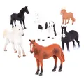 Terra by Battat – Toy Horses – 6 Toy Horse Figurines – Animal Toys for Kids – Farm Animal Figurines – 3 Years + – Horse Set