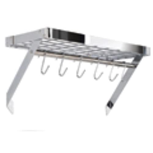 Hahn Chrome Rectangular Wall Rack