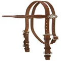 Weaver Leather Stacy Westfall ProTack Oiled Browband Headstall, Brown