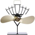 Ecofan® UltrAir, Classic Styled, Heat Powered Wood Stove Fan, 125 CFM, 810CABBX, Mid-Sized, 7.9" Blade, Gold