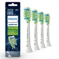 Genuine PHILIPS Sonicare W3 Premium Toothbrush Head, 4 Pack, White, HX9064/65