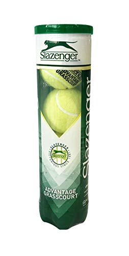 Slazenger DWSQ03014 Advantage Grasscourt 4 Ball Can Yellow