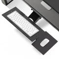 KT1 Ergonomic Under-Desk Computer Keyboard Tray. Adjustable Height Angle Negative tilt Sliding Pull Out Drawer Platform swivels 360 Slides Office Products Furniture Desktop Accessories with Mouse pad