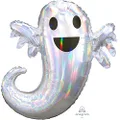 Anagram SuperShape Iridescent Holographic Ghost P40 Foil Balloon