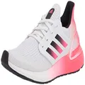 adidas Men's Ultraboost 20 Sneaker, White/Black/Signal Pink, 8.5 US