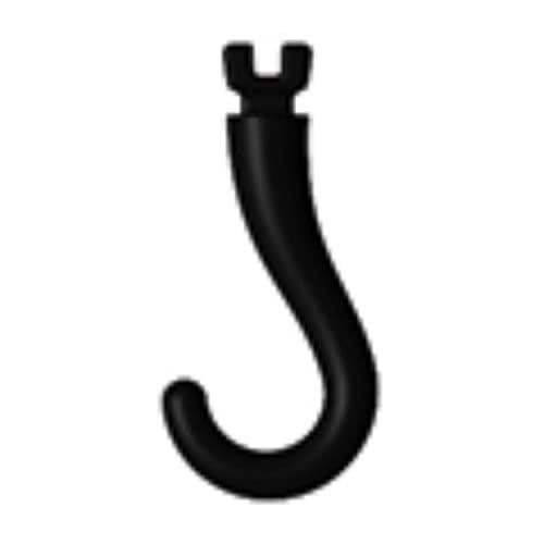 Hahn Trackrack with Hooks, Black