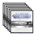 MCS 65506 Gallery Aluminum Album Cover Frame, Anodized Black(Pack of 6)