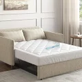 Sleep Philosophy Holden Waterproof Sofa Bed Pad with 3M Moisture Management, Queen
