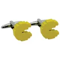 Gdesign #7 Pac-M Cufflinks, Yellow