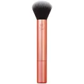 Real Techniques Everything Face Makeup Brush, Flawless Finish, Streak Free Makeup Application, For Foundation, Concealer, and Powder Makeup Application, Orange, 1 Count