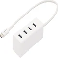 AmazonBasics USB 3.1 Type-C to 4 Port USB Hub - White