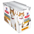 Hill's Science Diet Young Adult Wet Cat Food, Neutered Cat, Chicken, 85g, 12 Pack, Cat Food Pouches