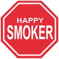 Miko PVS Signs Happy Smoker Keyring