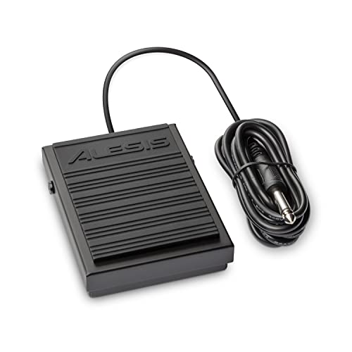 Alesis ASP-1 MKII Universal Sustain Pedal and Momentary Footswitch with 5ft cable and non slip bottom