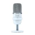 HyperX SoloCast – USB Condenser Gaming Microphone, for PC, PS5, PS4, and Mac, Tap-to-mute Sensor, Cardioid Polar Pattern, Gaming, Streaming, Podcasts, Twitch, YouTube, Discord - White