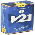 Vandoren CR8135 V21 Eb Flat Clarinet Reeds Box of 10, Strength 3.5