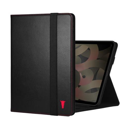 TORRO Case Compatible with iPad Air 11" M4 (2026), M3 (2025) & M2 (2024) and iPad Air 5th / 4th Gen - Leather Folio Cover with Stand Function, Apple Pencil Charging & Auto Wake/Sleep (Black)