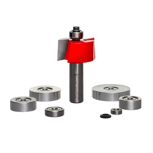 Freud Rabbet Moulding Set 3/4in Cutting Height 1/2in Shank - 7 Cutting Heights