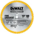 DEWALT 10-Inch Miter/Table Saw Blade, Fine Finish, 60-Tooth, 2-Pack (DW3106P5D60I)