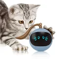FOFOS Cat Toys 360¡ãSelf Rolling Ball Toy Interactive Toys Cat Wand Teaser Toys Hunting Exercise Toys Indoor Gifts for Kitten/Puppy/Small Dogs