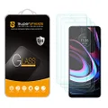 Supershieldz (3 Pack) Designed for Motorola Edge (2021) / Motorola Edge 5G UW Tempered Glass Screen Protector, Anti Scratch, Bubble Free