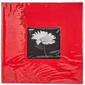 Fabric 200 pkt 4x6 Photo Album, Apple Red
