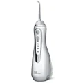 Waterpik Cordless Advanced Water Flosser WP-560 - 3 Pressure Settings - 360° Tip Rotation - 45 Seconds Water Capacity - Extra Quiet Design - 4x Flosser Tips - Dental Floss - Oral Hygiene - White