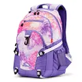 High Sierra Loop Backpack, Unicorn Clouds/Lavender/White, One Size, Loop Backpack