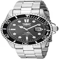 Invicta Men's Pro Diver Quartz Watch, Silver, 43 mm, Diver,Quartz Watch