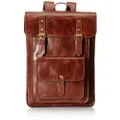 Fossil Men's Greenville Leather Rucksack Travel Backpack Bag