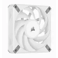 CORSAIR AF120 Elite, High-Performance 120mm PWM Fluid Dynamic Bearing Fan with AirGuide Technology (Low-Noise, Zero RPM Mode Support) Single Pack - White
