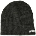 neff Daily Heather Beanie Hat for Men and Women, Black/Grey, One Size