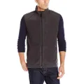 CLIQUE Men's Summit Full-Zip Microfleece Vest, Charcoal, Small