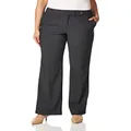 Calvin Klein Straight-Leg Classic Business Casual Pants for Women, Charcoal, 0
