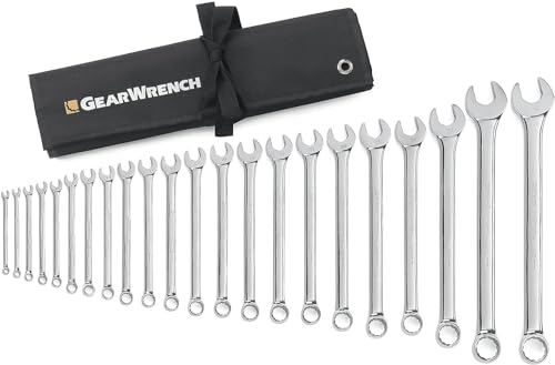 GEARWRENCH 81916 21 Piece Metric Combination Wrench Set, Chrome