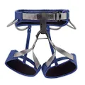 PETZL CORAX LT Unisex Harness - Comfortable, Durable, and Versatile Rock Climbing Harness - Blue - XL