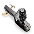 Black Boar Camco ATV/UTV Multi-Hitch | Features a 2-inch Ball, 1 ¼-inch Shank, 5/8-inch Pin Hole, ½-inch Hitch Pin and a Bridge Pin | Rated for up to 2,000lbs (66024)