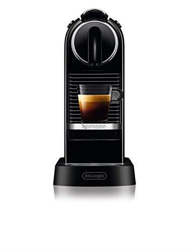 De'Longhi Nespresso CitiZ EN167.B, Automatic Coffee Machine, Single-Serve Capsule Coffee Machine, Welcome Set Included, Compact Design, 19 Bar Pressure, 1260W, Black
