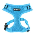 Authentic Puppia RiteFit Harness with Adjustable Neck, Sky Blue, Medium