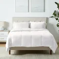 Amazon Basics Ultra-Soft Micromink Sherpa Comforter Bed Set - Cream, Full/Queen