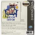 Dimensions Beach Day Dog Counted Cross Stitch Kit
