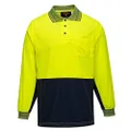 PRIME MOVER unisex Polo, Yellow/Navy, 7X-Large